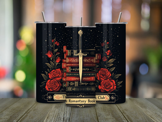 The Romantasy Book Club - 20 oz Skinny Tumbler