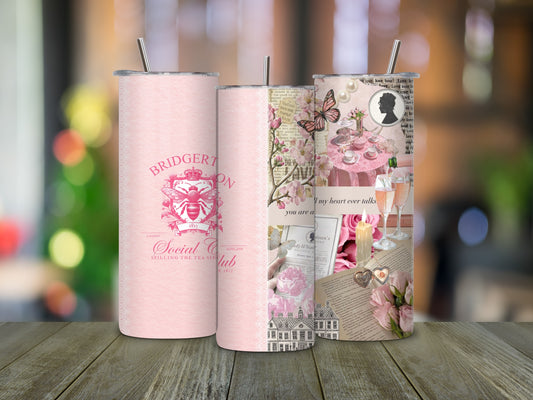 Bridgerton Social Club - 20 oz Skinny Tumbler