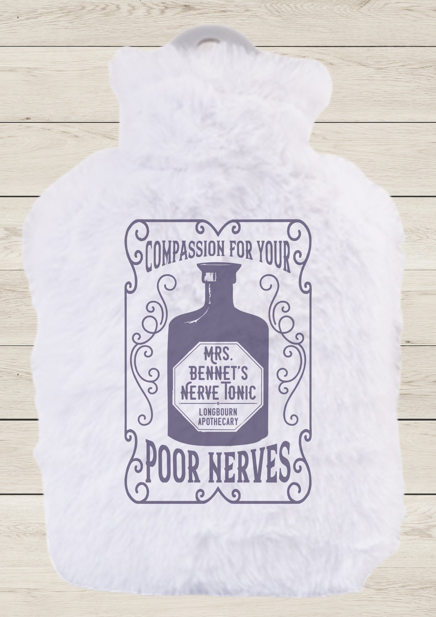 Mrs. Bennet's Nerve Tonic  - Mini Hot Water Bottle