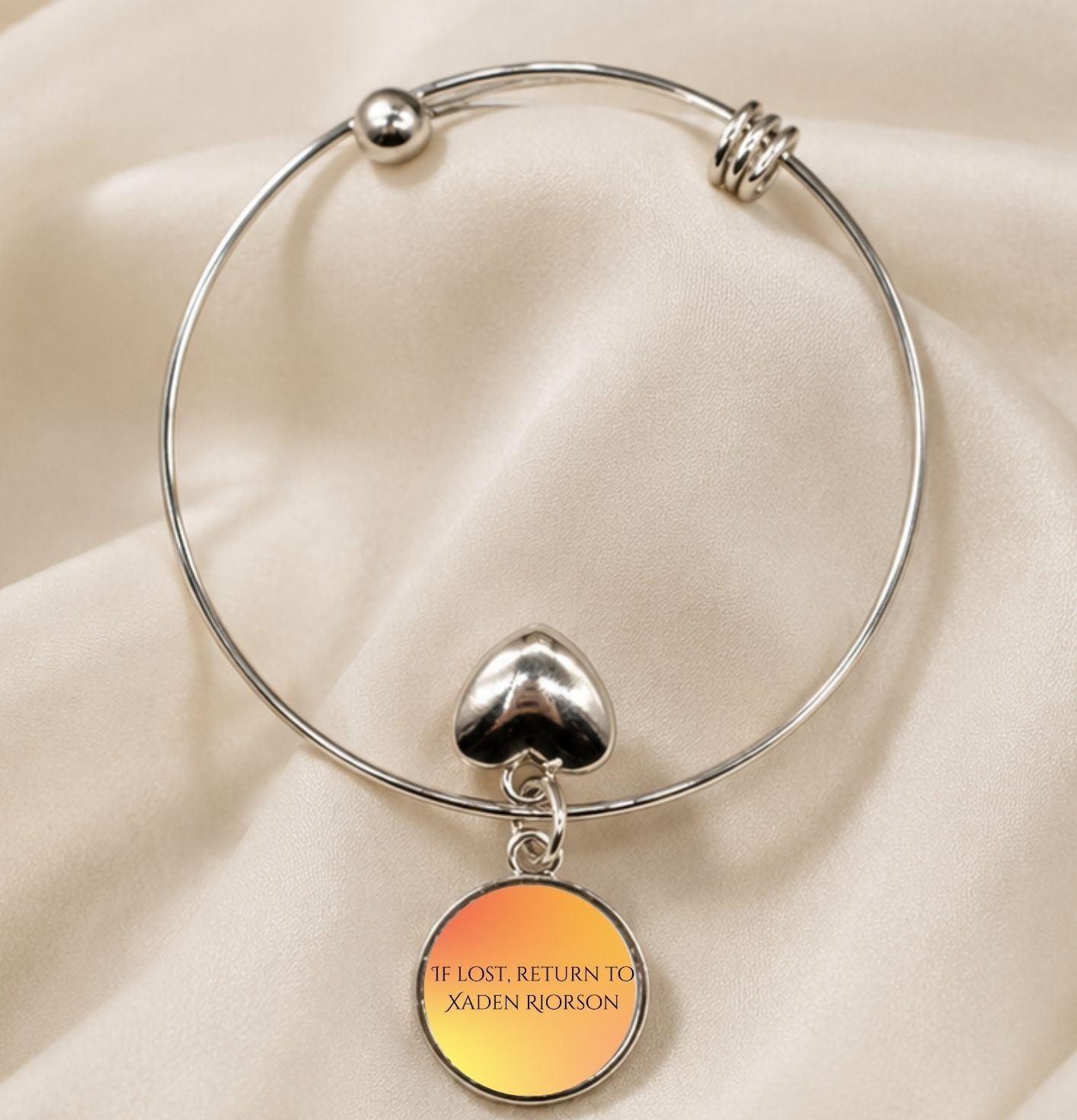 If Lost, Return To Xaden Riorson - Charm Bangle