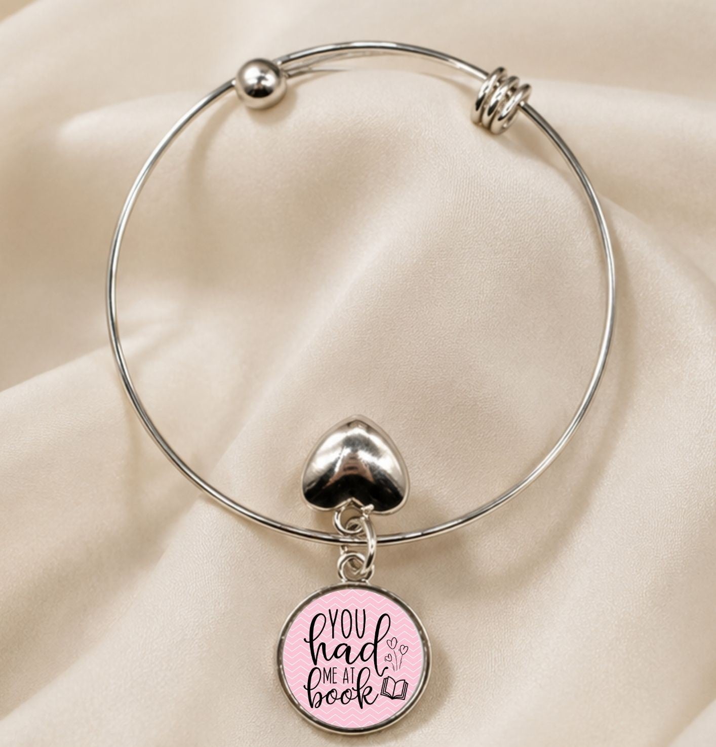 You Had Me At Book - Charm Bangle