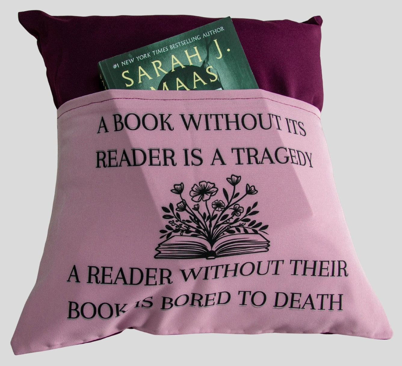 A Book Without Its Reader Is A Tragedy - Book Pillow