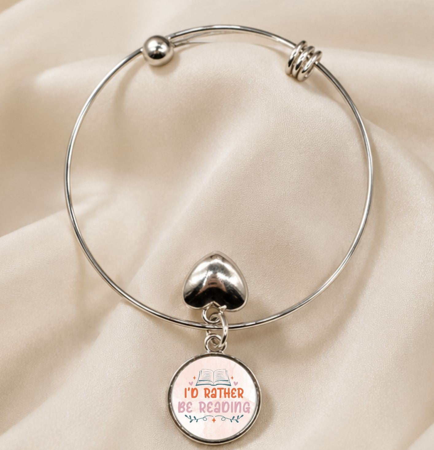 I'd Rather Be Reading - Charm Bangle