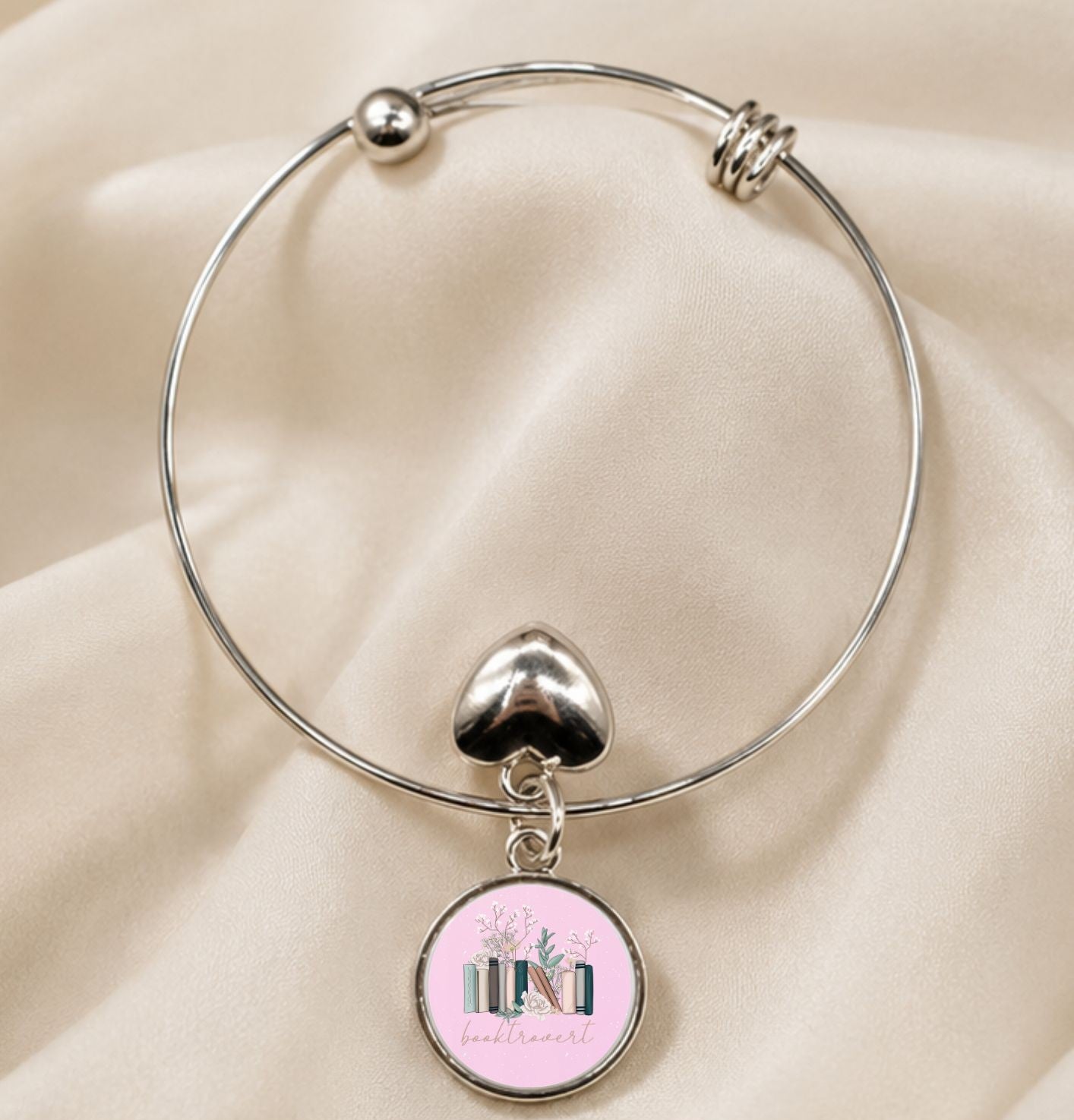 Booktrovert - Charm Bangle