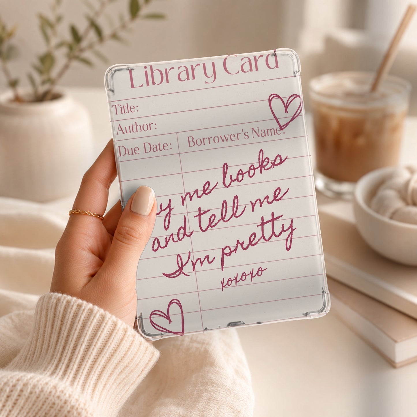 Buy Me Books & Tell Me I'm Pretty - Library Card