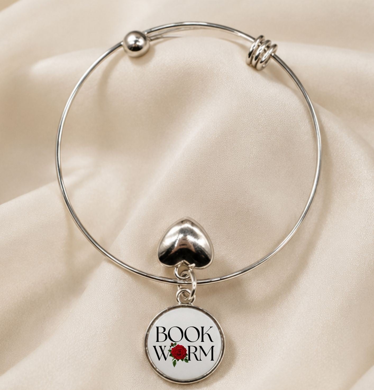 Book Worm - Charm Bangle