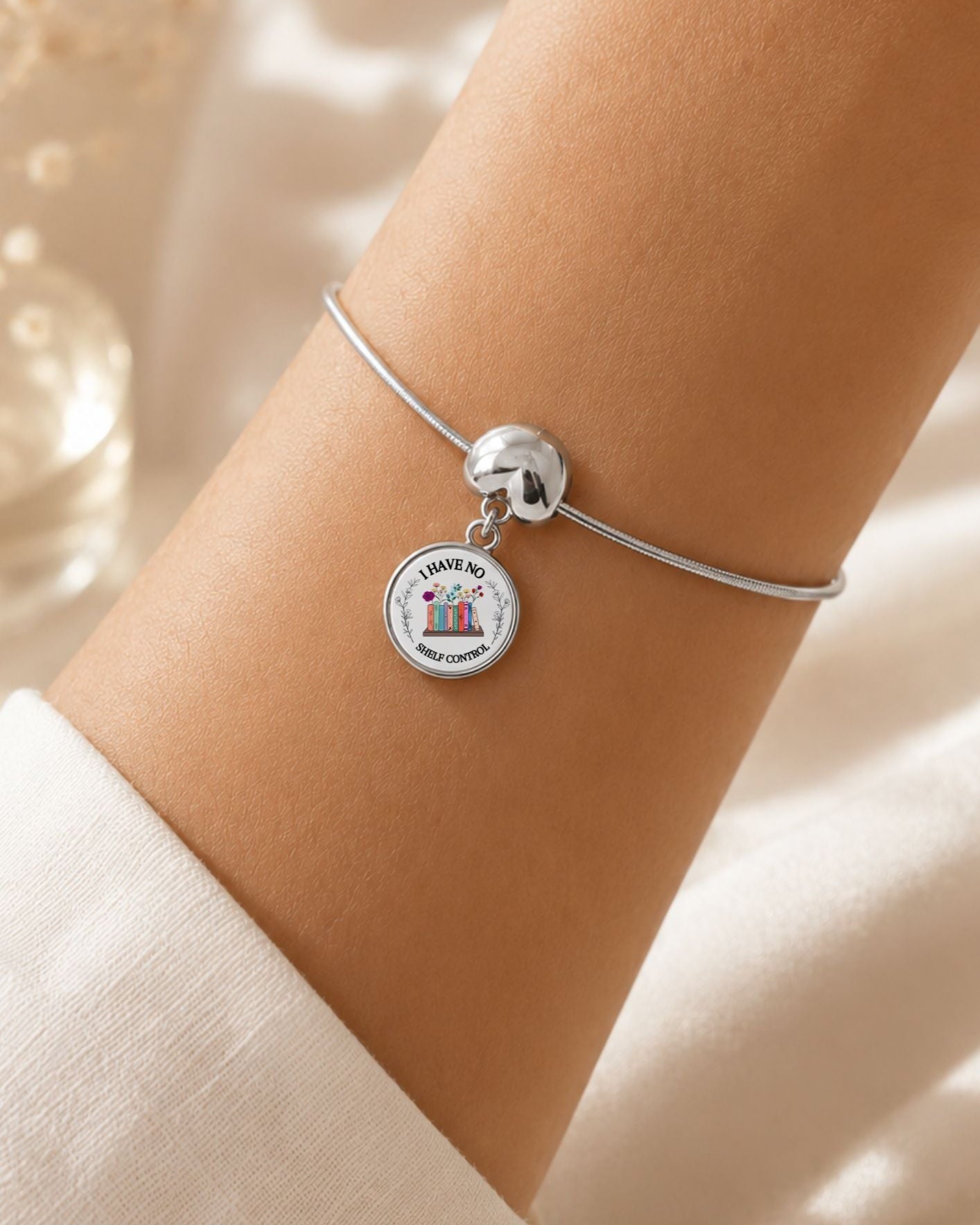 I Have No Shelf Control - Charm Bangle