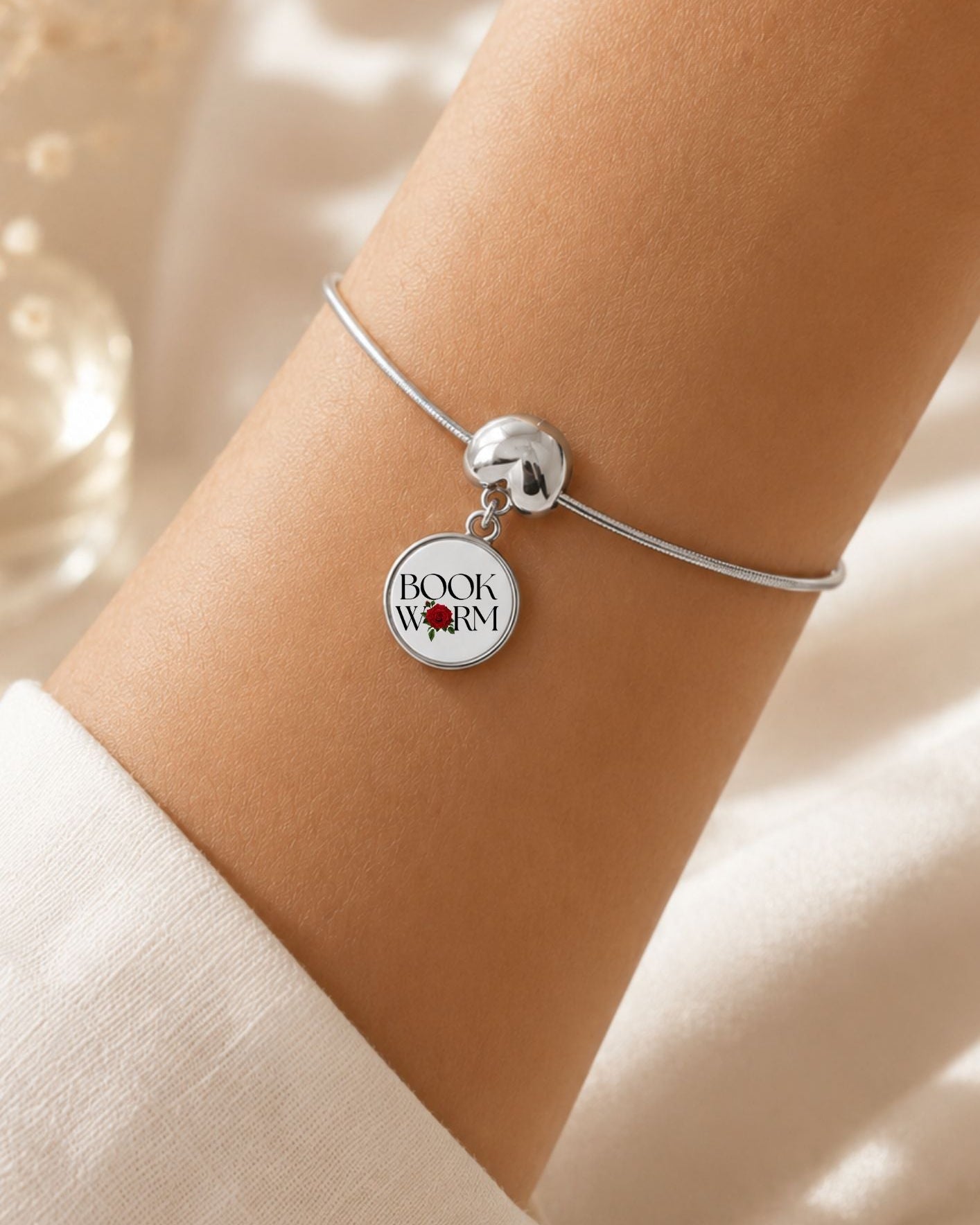 Book Worm - Charm Bangle
