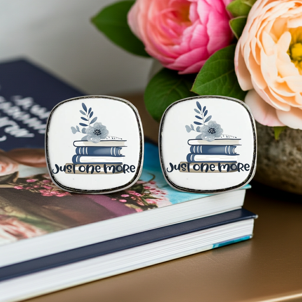 Just One More - Square Stud Earrings