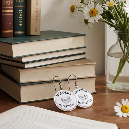 Readers Quadrant - Round Drop Earrings