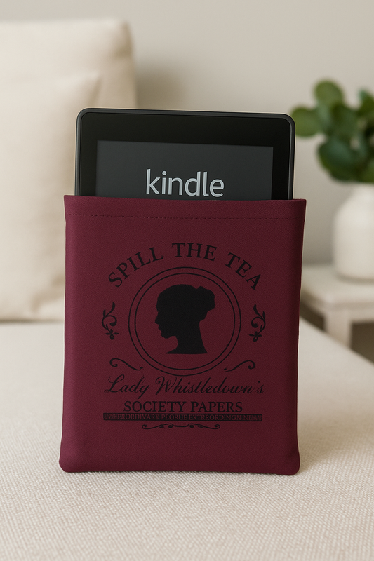 Spill The Tea Society Papers - Kindle Sleeve
