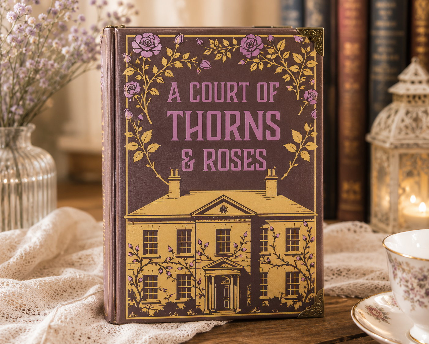 A Court Of Thorns And Roses Book-Shaped Handbag