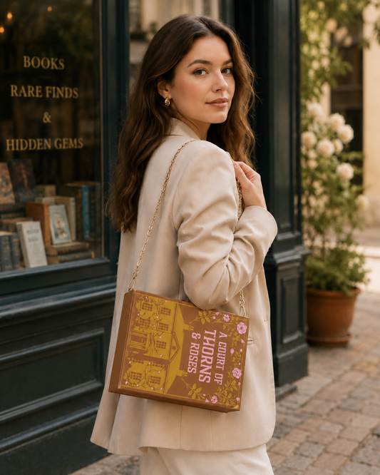 A Court Of Thorns And Roses Book-Shaped Handbag
