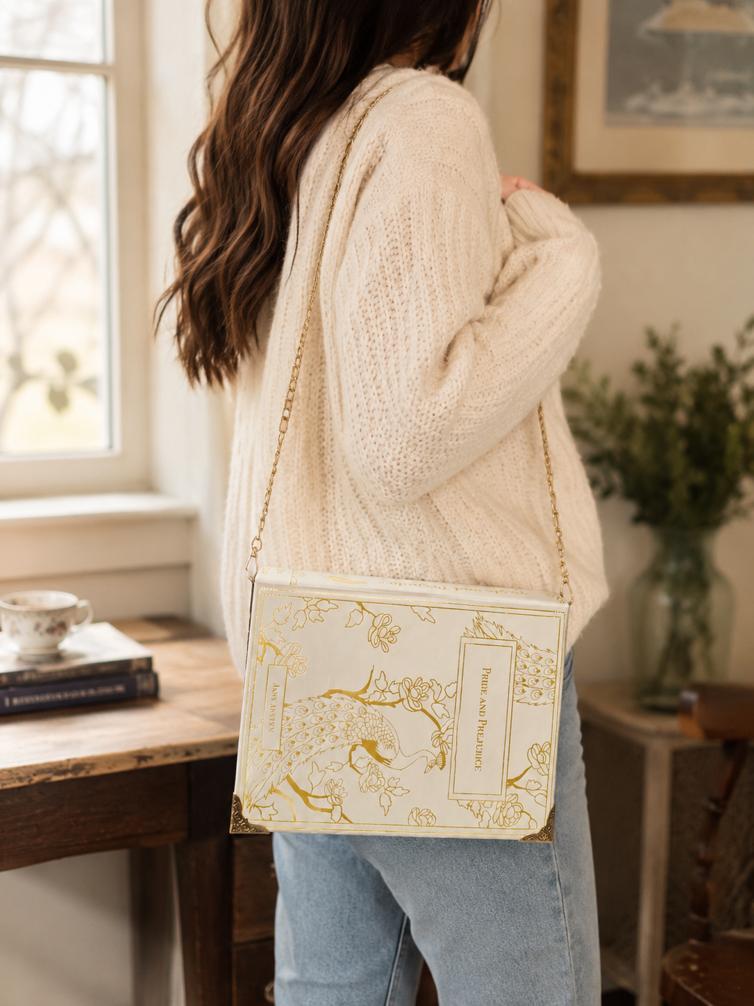 Pride And Prejudice Book-Shaped Handbag