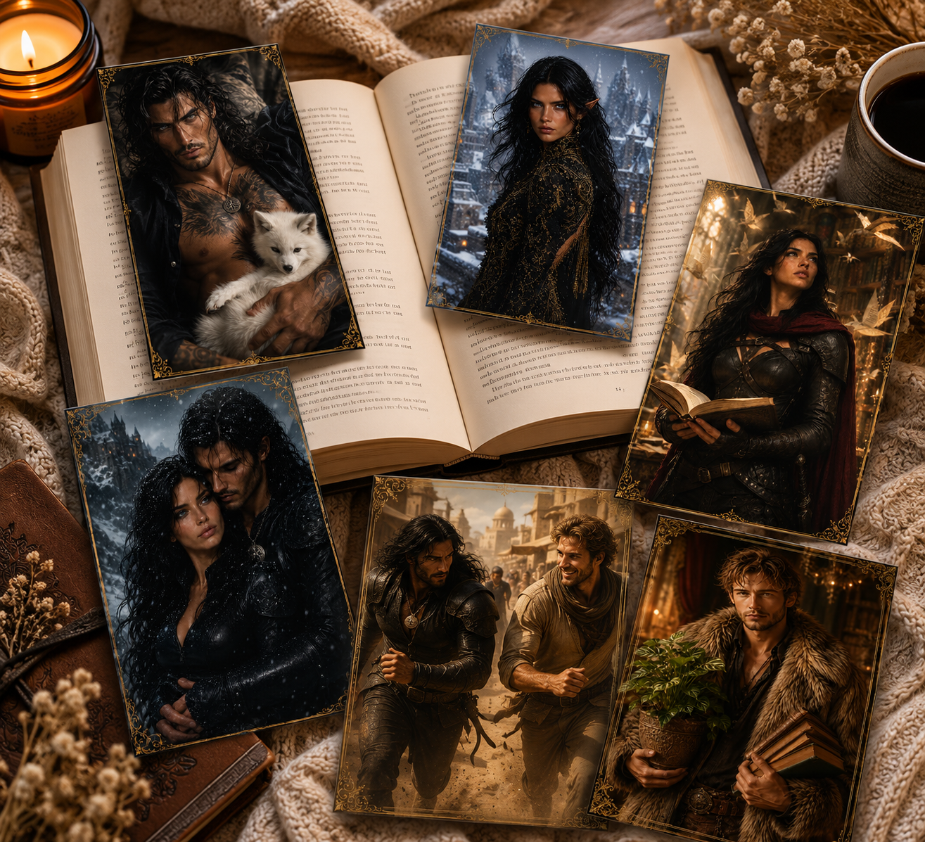 Fiery Dark Fantasy Theme Bundle