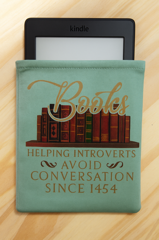 Books, Helping Introverts Avoid Conversation - Kindle Sleeve