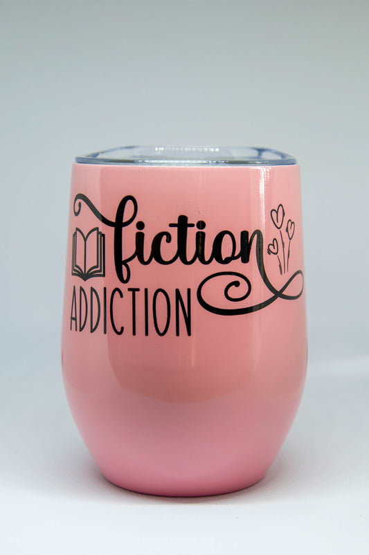 Fiction Addiction - Wine Tumbler