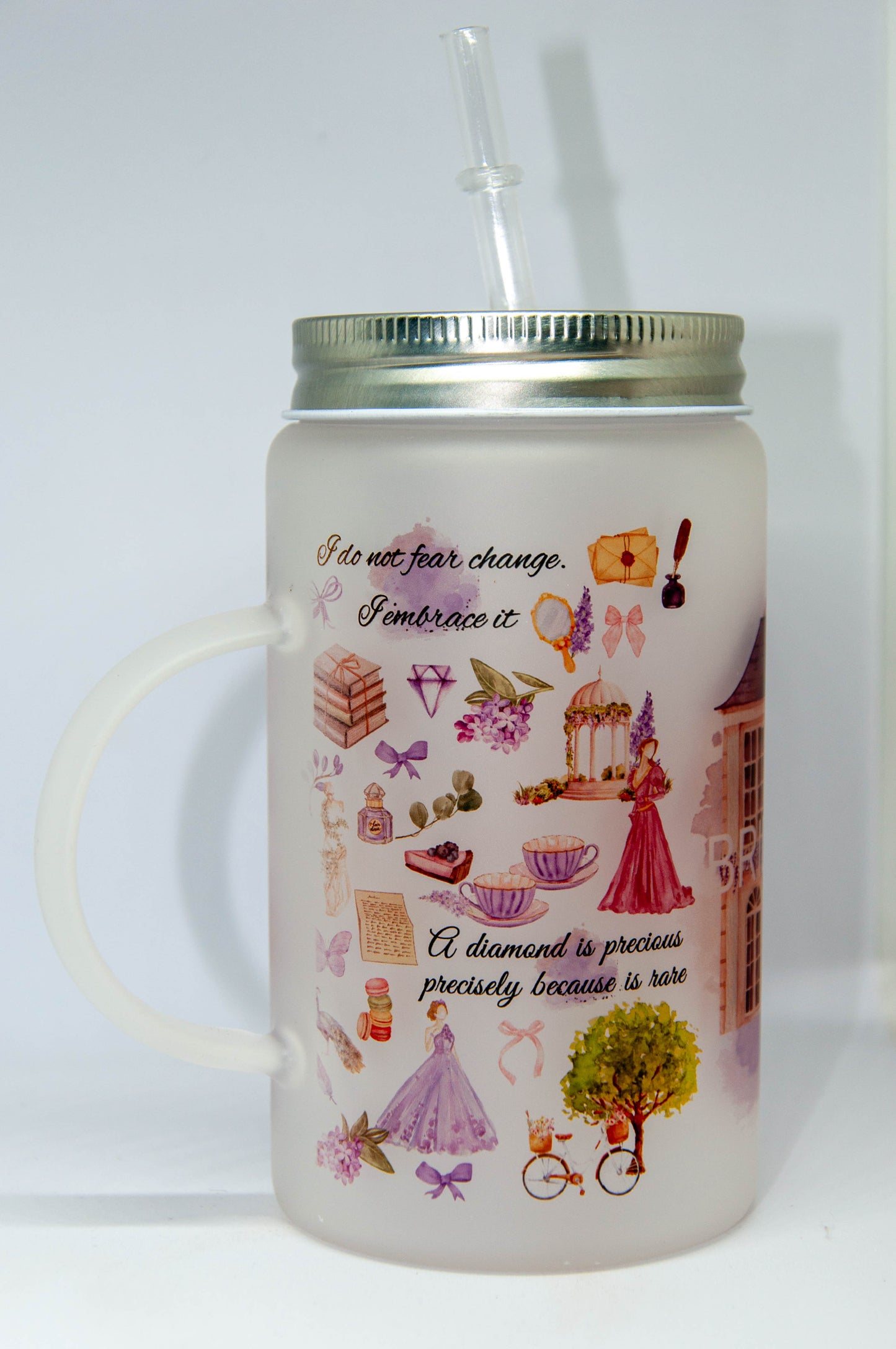 Bridgerton - Frosted Mason Tumbler
