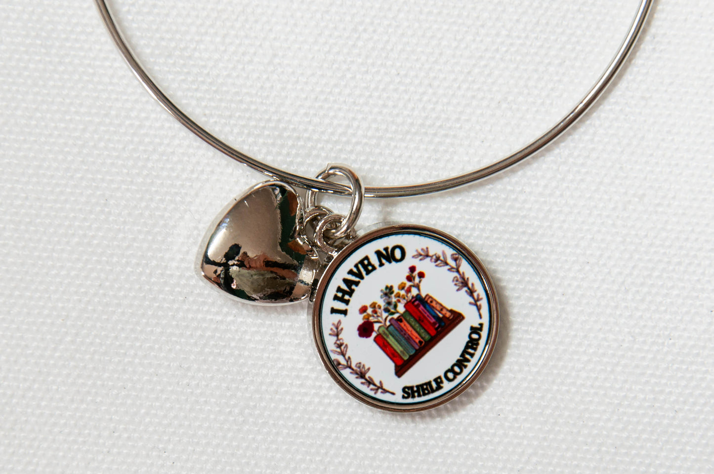 I Have No Shelf Control - Charm Bracelet/Bangle