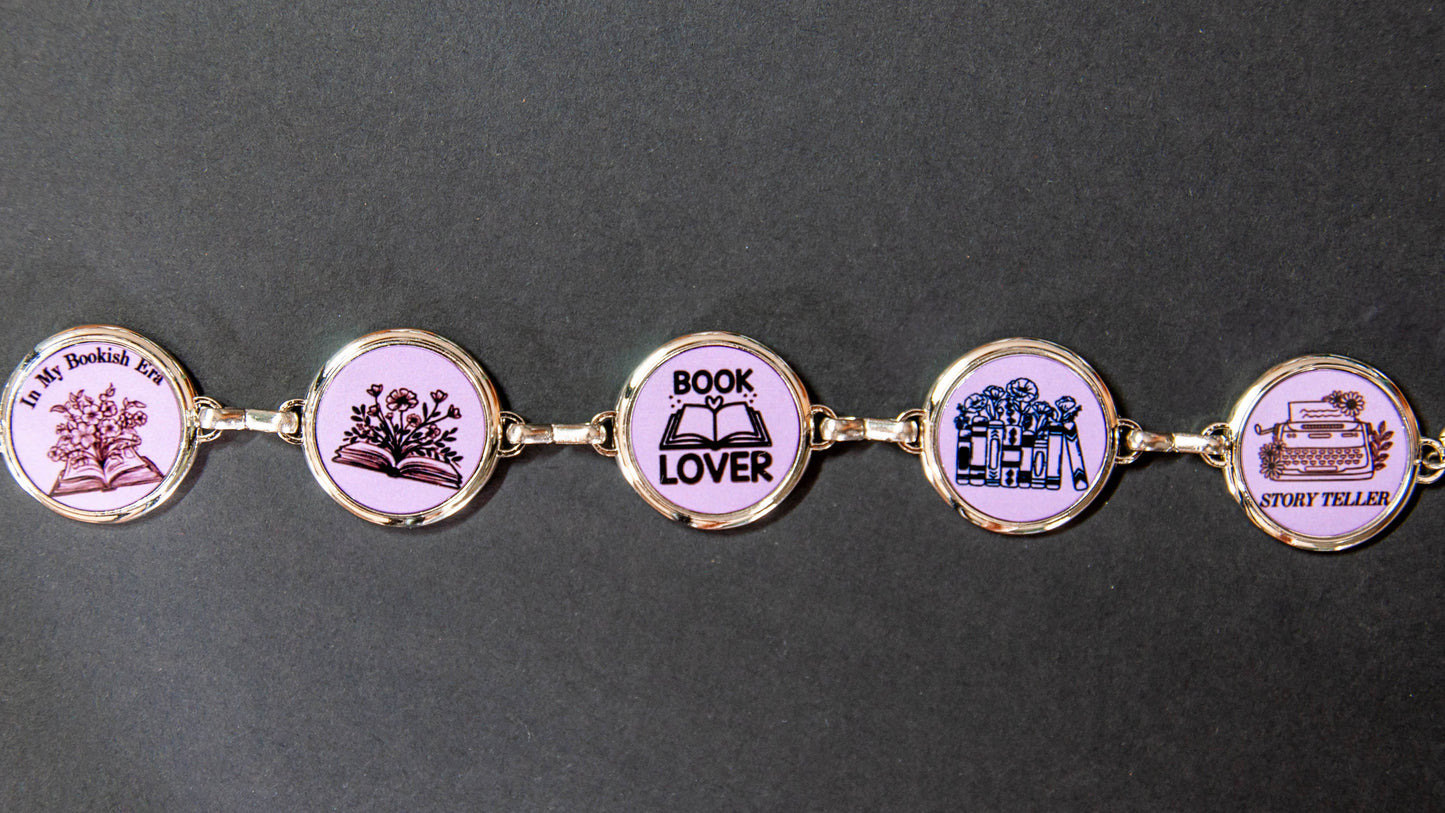 Book Lover - Charm Bracelet