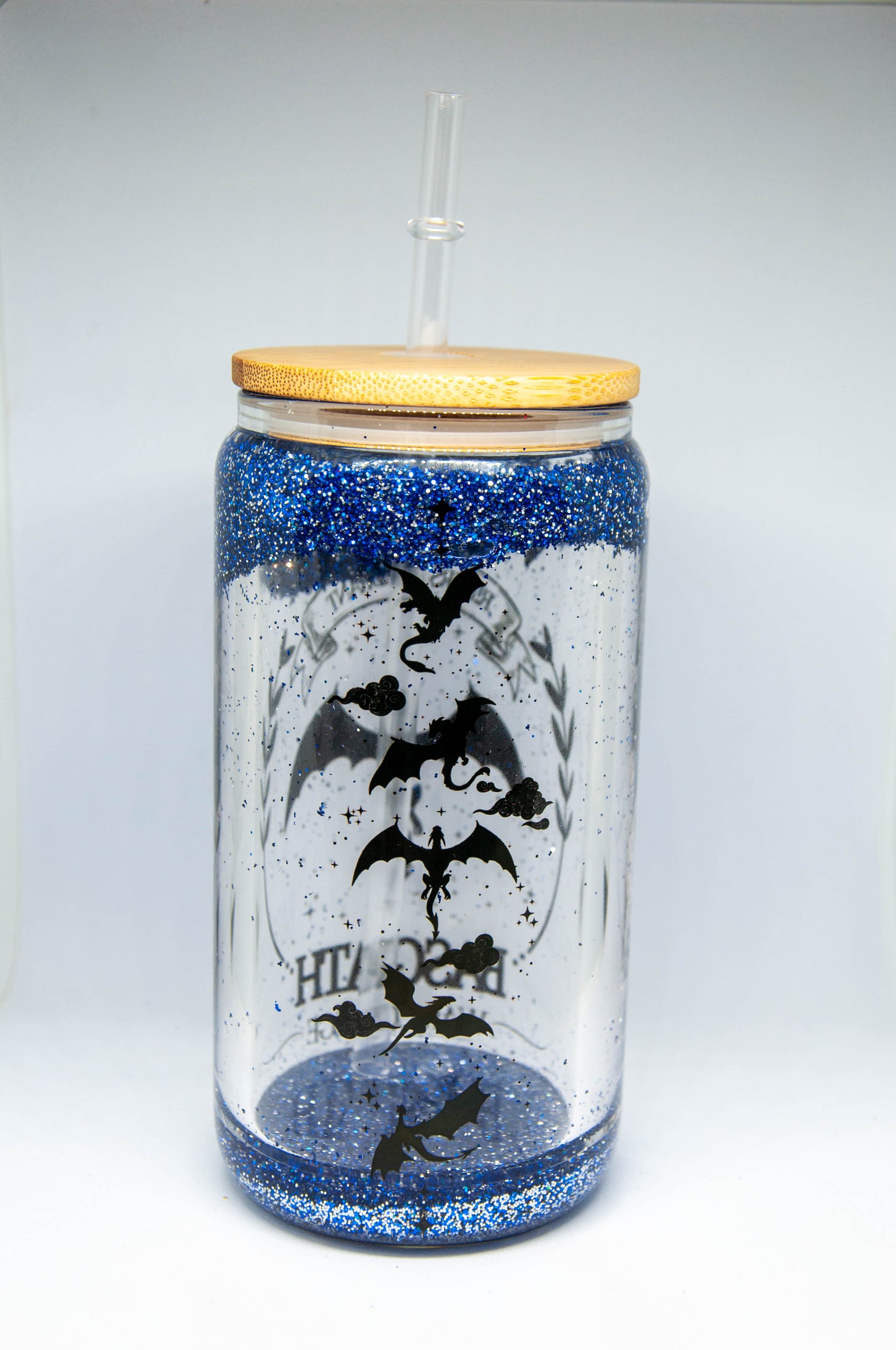 Wingleader, Basgiath War College - Glitter Glass Tumbler