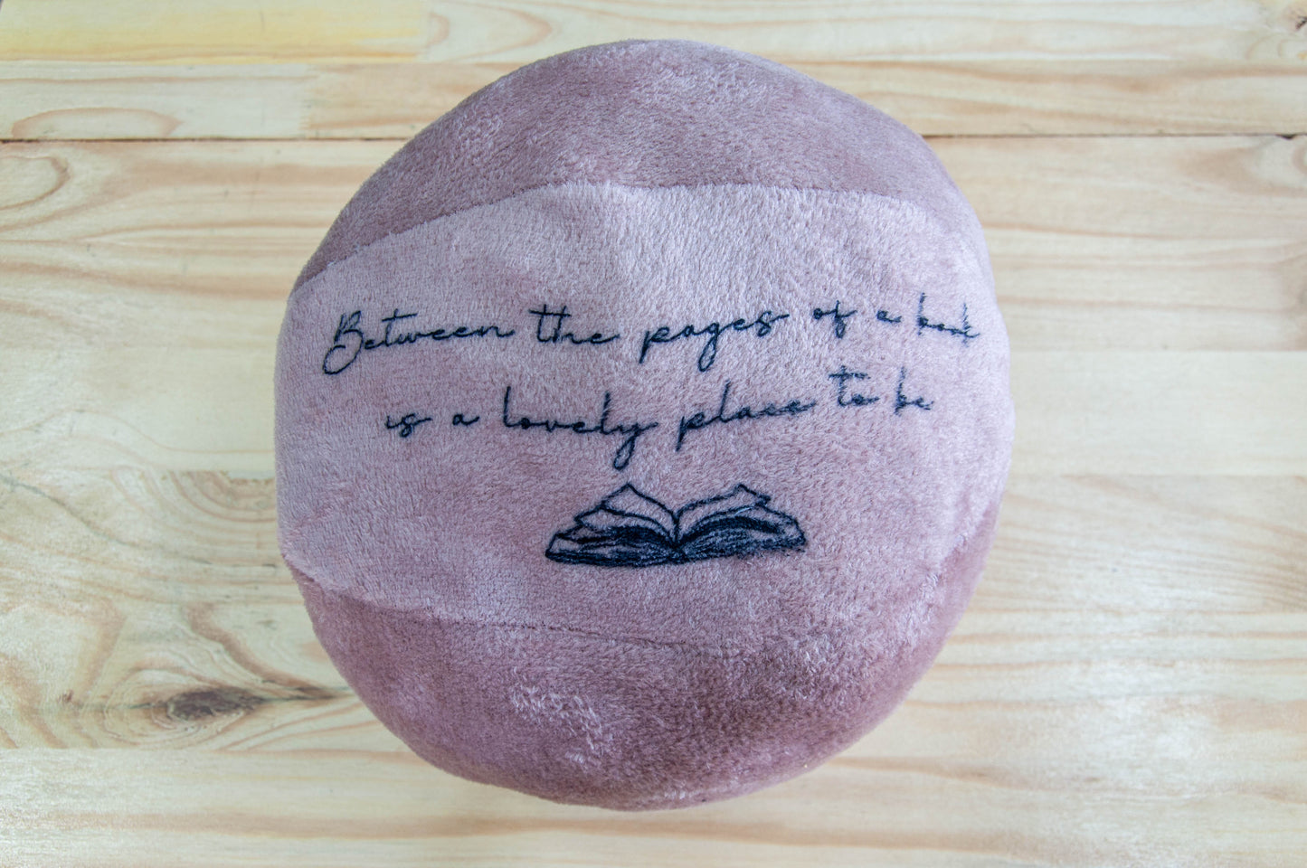 Between The Pages - Fleece Ball Pillow