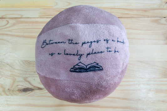 Between The Pages - Fleece Ball Pillow