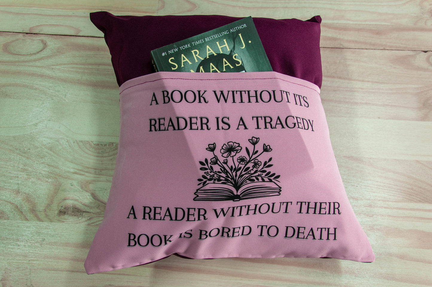 A Book Without Its Reader Is A Tragedy - Book Pillow