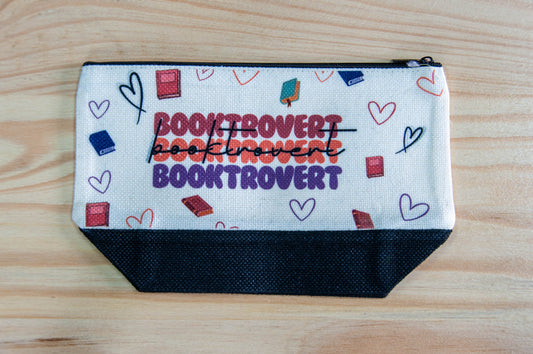 Booktrovert - Canvas Pouch