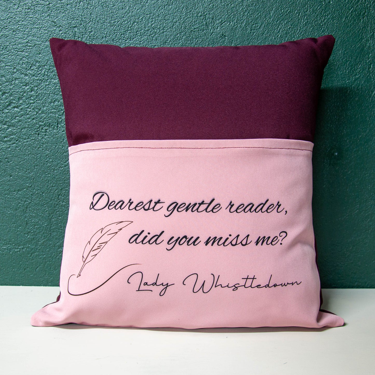 Dearest Gentle Reader - Book Pillow