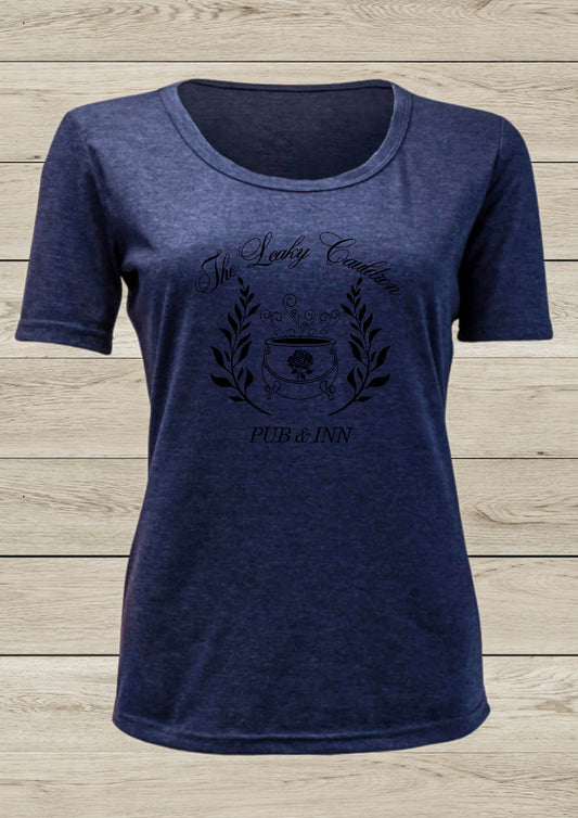 The Leaky Cauldron - Ladies T-shirt, Navy