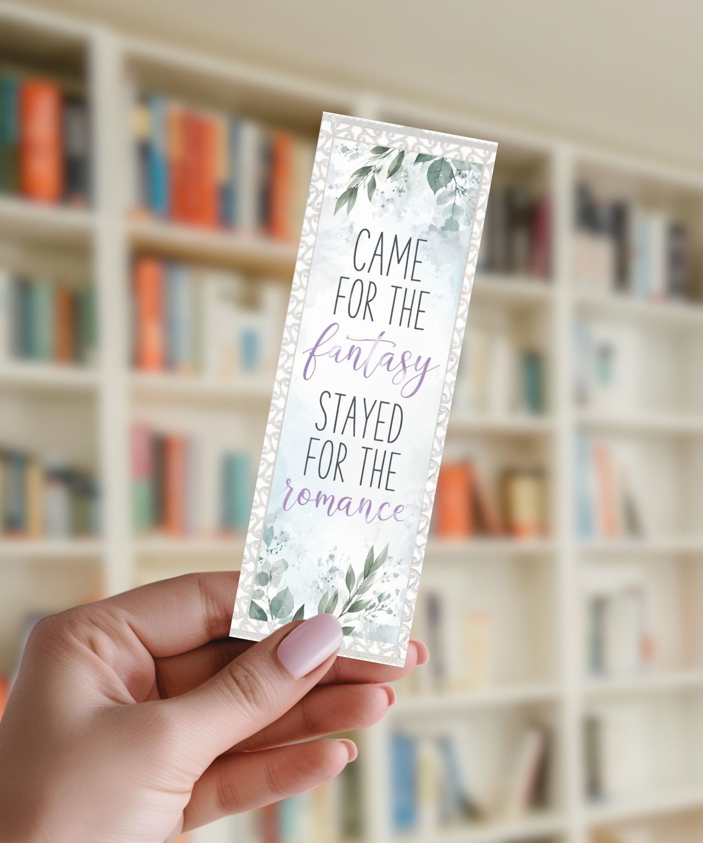 Came For The Fantasy, Stayed For The Romance - Aluminium Bookmark