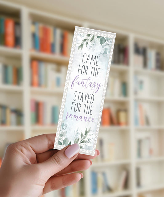 Came For The Fantasy, Stayed For The Romance - Aluminium Bookmark