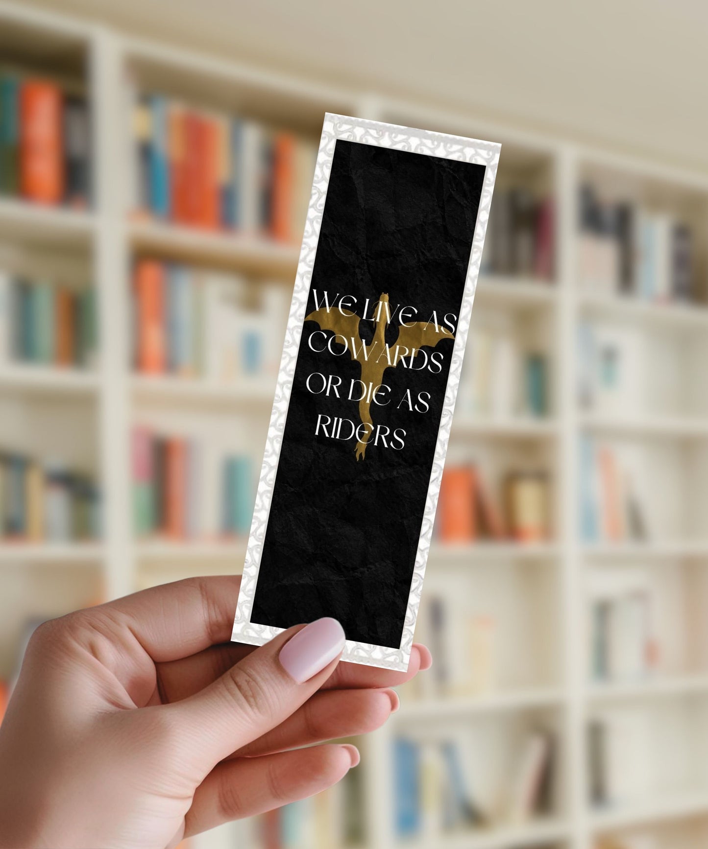 Live As Cowards, Or Die As Riders - Aluminium Bookmark