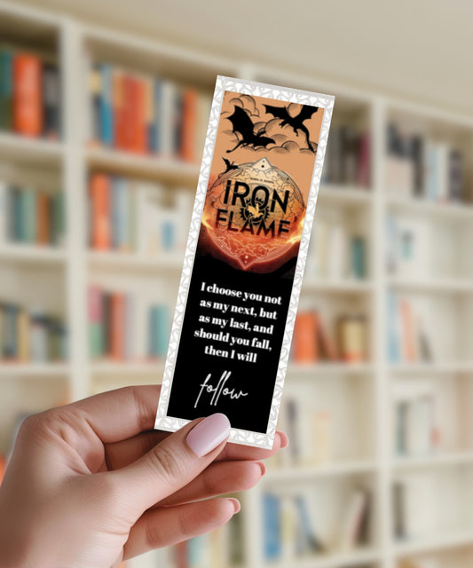 Iron Flame - Aluminium Bookmark