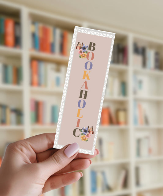 Bookaholic - Aluminium Bookmark