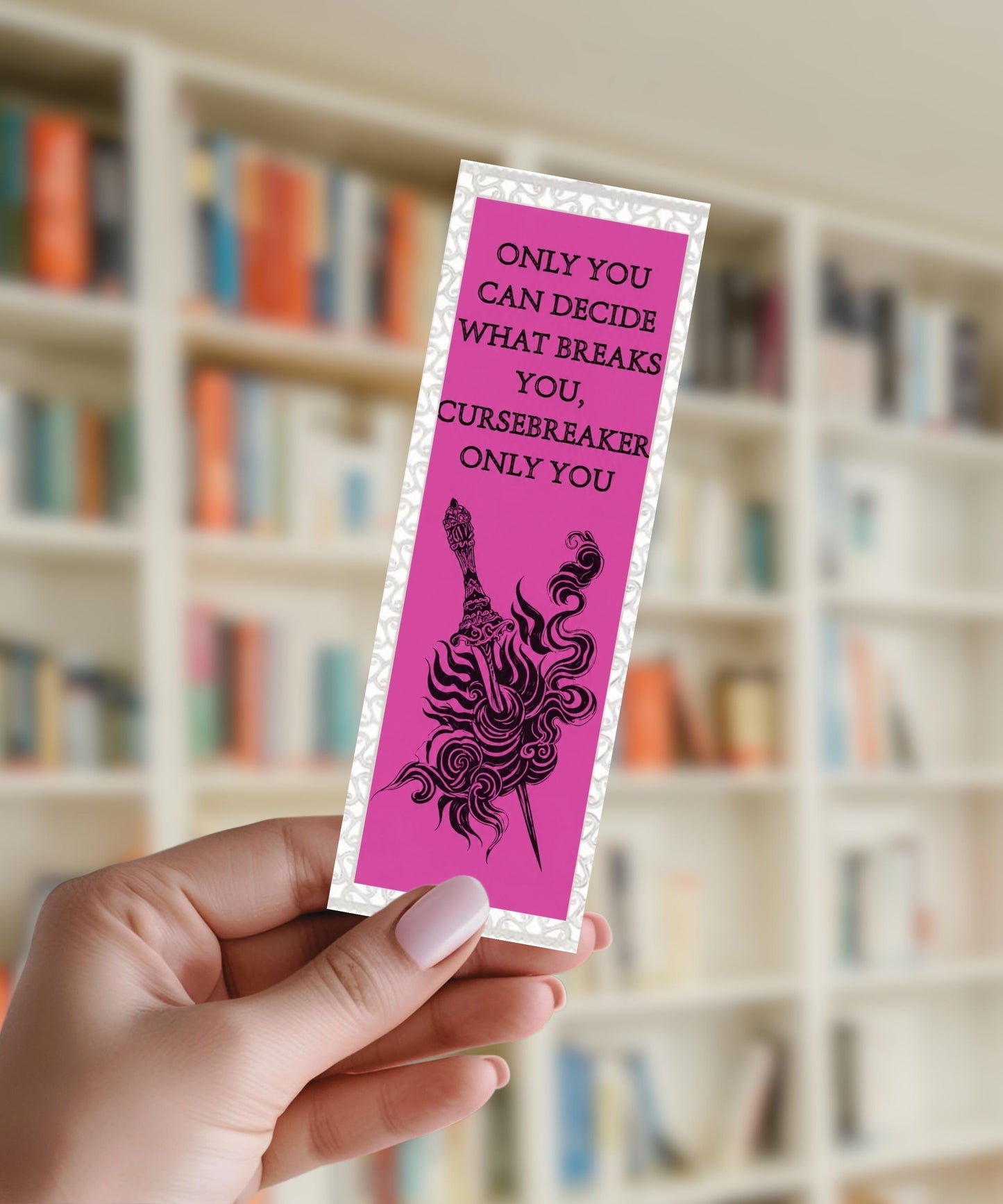 Only You Can Decide What Breaks You - Aluminium Bookmark