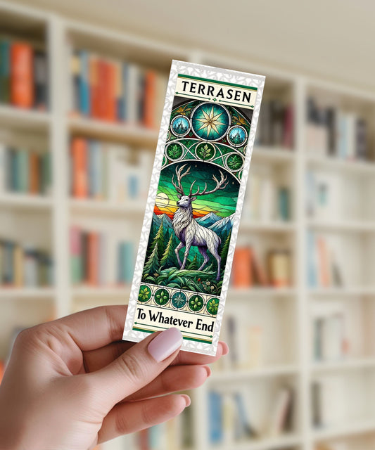 Terrasen - Aluminium Bookmark