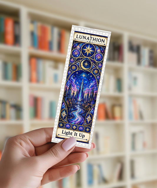 Lunathion - Aluminium Bookmark