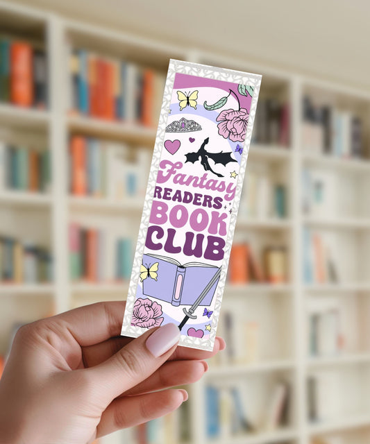 Fantasy Readers Book Club - Aluminium Bookmark