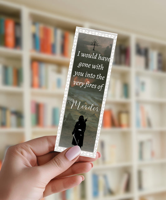 LOTR - I Would Have Gone With You - Aluminium Bookmark