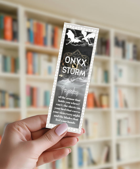 Onyx Storm - Aluminium Bookmark