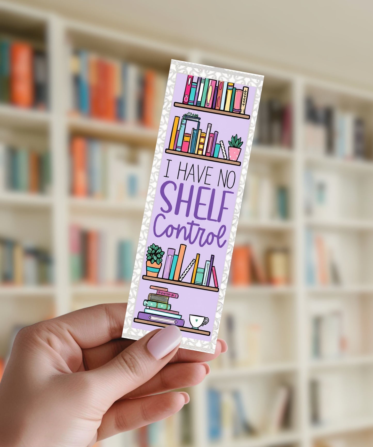 I Have No Shelf Control - Aluminium Bookmark