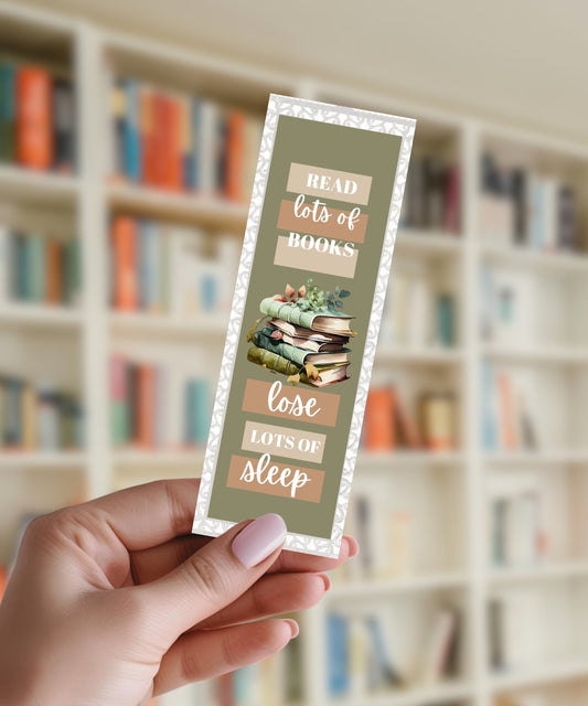 Read Lots Of Books - Aluminium Bookmark