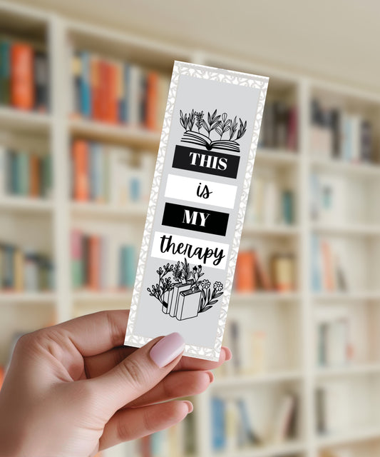 This Is My Therapy - Aluminium Bookmark