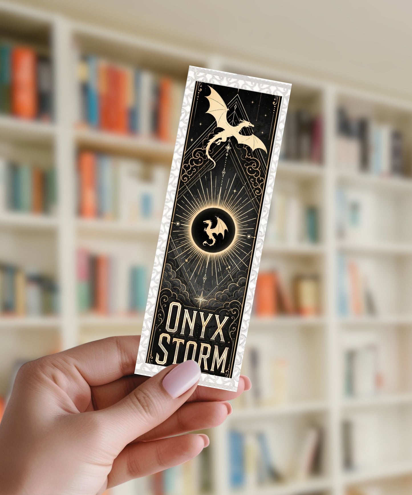 Onyx Storm - Aluminium Bookmark