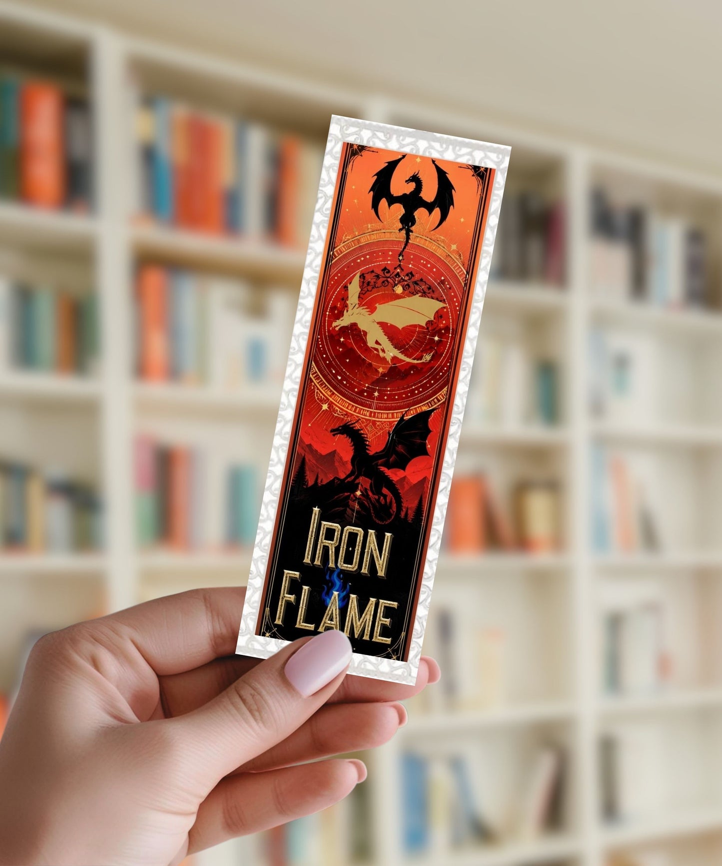 Iron Flame - Aluminium Bookmark