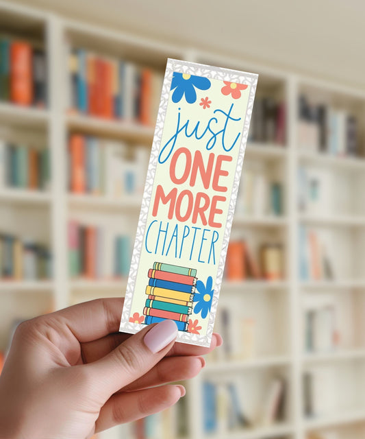 Just One More Chapter - Aluminium Bookmark