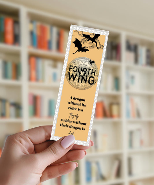 Fourth Wing - Aluminium Bookmark