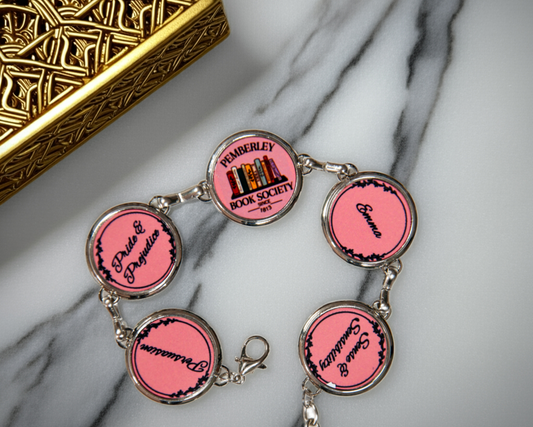 Pemberley Book Society - Charm Bracelet